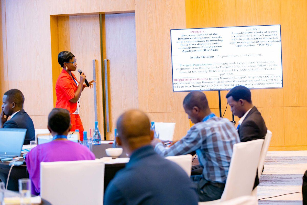 Qualitative Research Project Presentation by Dr Claudine KABEZA: Rwandan diabetic patients’ needs and expectations to develop their first diabetes self-management smartphone Android application (Kir’App) &amp; the users’ experiences after 3 months of Kir’App use.

#NCDConference2022