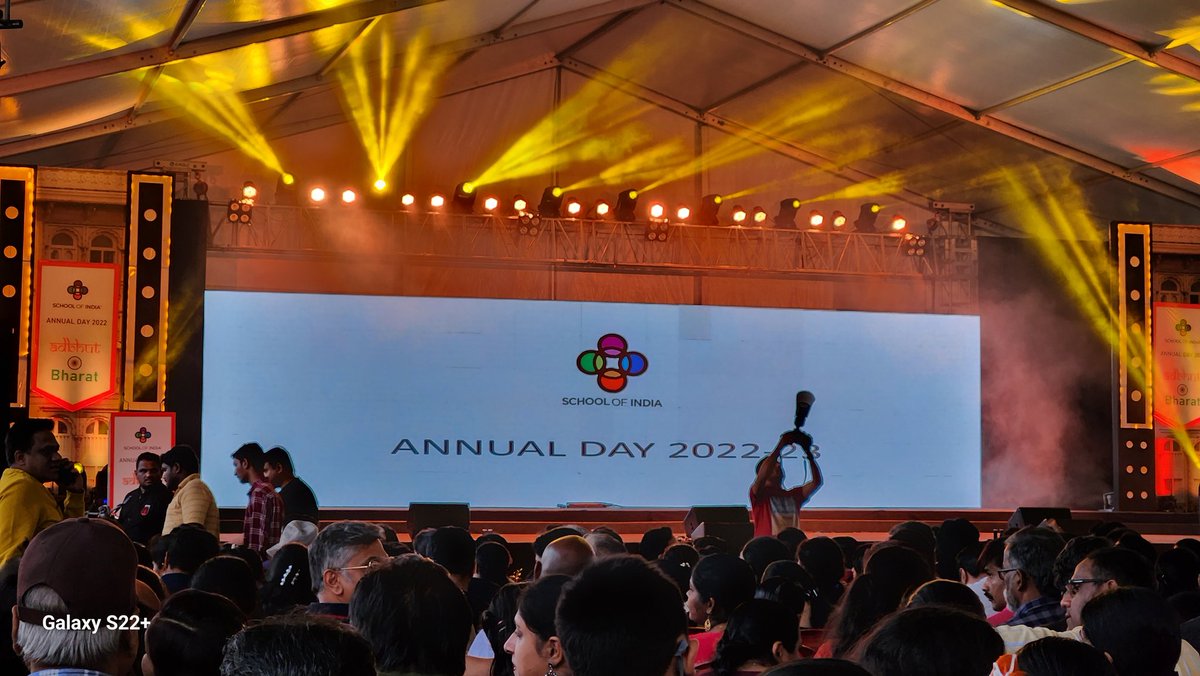 sbm412's tweet image. #SOI #SchoolOfIndia Annual Day