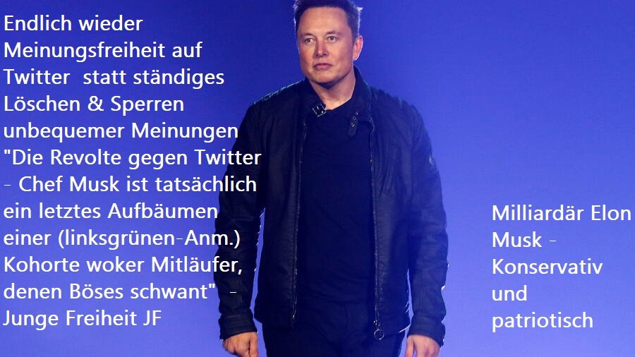 BerndHell3's tweet photo. #Meinungsfreiheit auf #Twitter statt ständiges #Löschen &amp; #Sperren unbequemer #Meinungen

Auf die Verbitterung folgt die Zersplitterung des linksgrünen Gefüges. #Musk #ELONMUSK 

#Patriotismus #Konservatismus FOREVER! 
Nur noch #AfD💙 Nein zu #SPD #Grünen #LINKE #CDU #FDP https://t.co/72LSYjhxvK