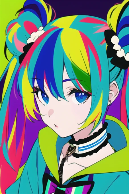 #nijijourney #NovelAI続きです左:nijijourneyで生成右:NovelAIでi2i 