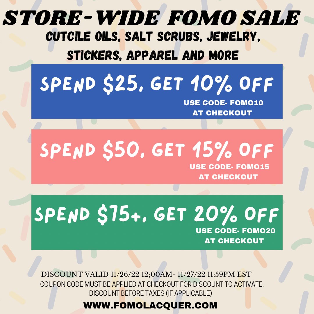 fomo_lacquer's tweet photo. I’m absolutely awful at sharing things on Twitter. But anyway, save up to 20% today and tomorrow at https://t.co/9svwhTlgLG #SmallBusinessSaturday https://t.co/7vyEwLR2lR