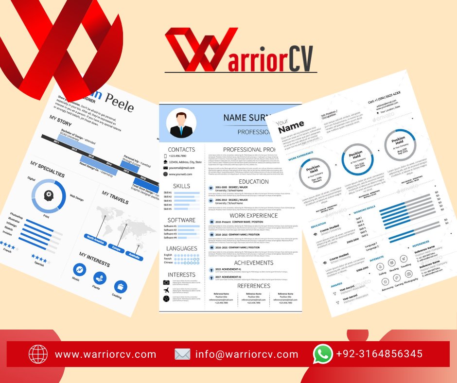 warrior_cv's tweet photo. “It took me one year to have a winning CV. I wasted a lot of time and effort on my resume, trying to make it perfect. But it wasn't until I got help from professionals - WarriorCV that I finally landed my dream job.” 
#WarriorCV #CVforjobs #winningcv #jobhunting  #jobsearch https://t.co/tMmD0czdy8