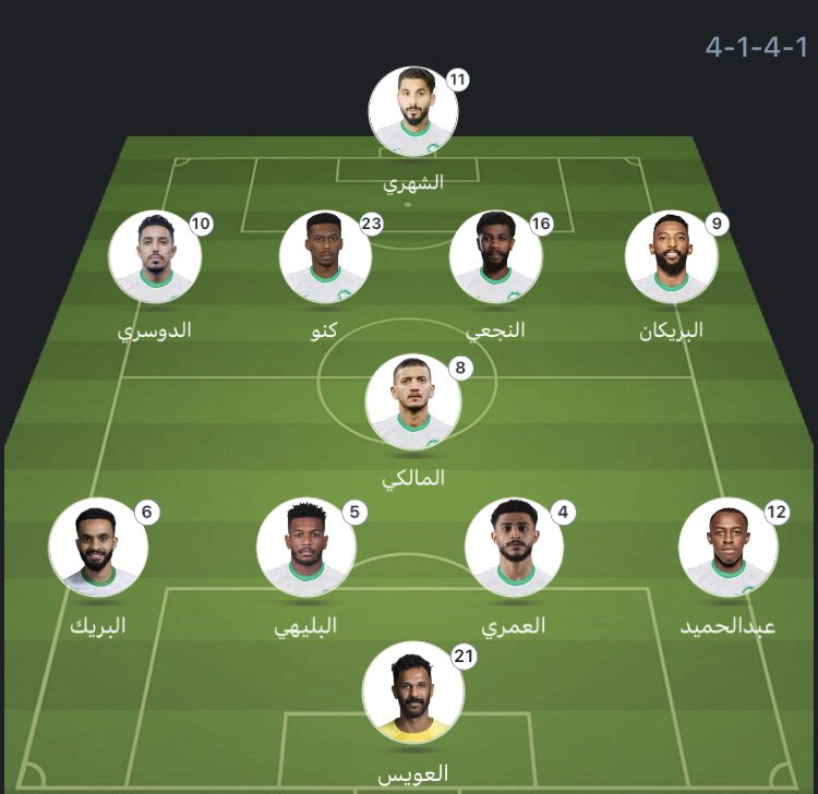 phykwes's tweet photo. تشكيلة #منتخب #السعودية #السعوديه_بولندا #بولندا_السعودية #بولندا_السعوديه https://t.co/18Z4Vhfwkv