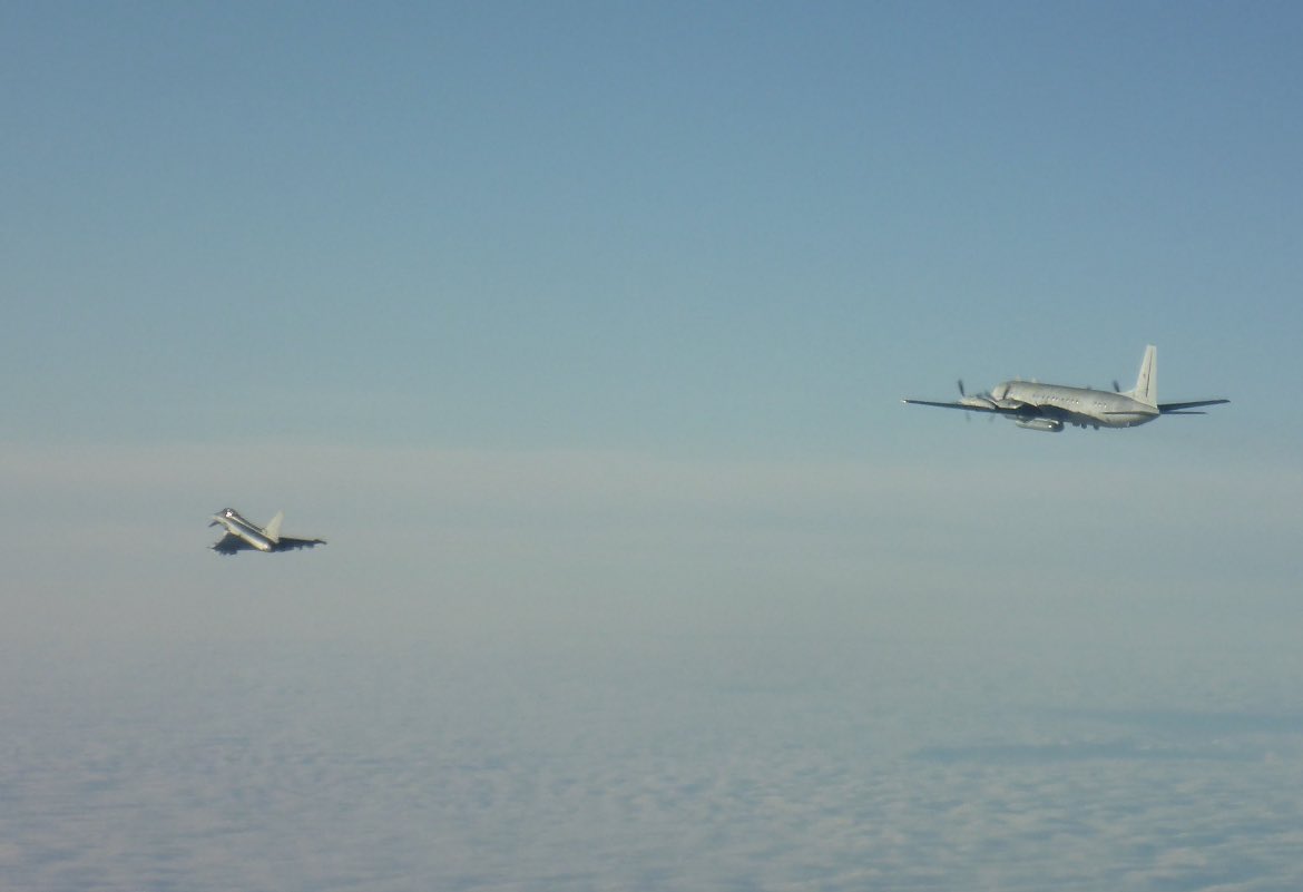 German Eurofighter Typhoons recently intercepted Russian Su-30 Fighter jets in international airspace over the Baltic Sea, announced the German Air Force on November 25.