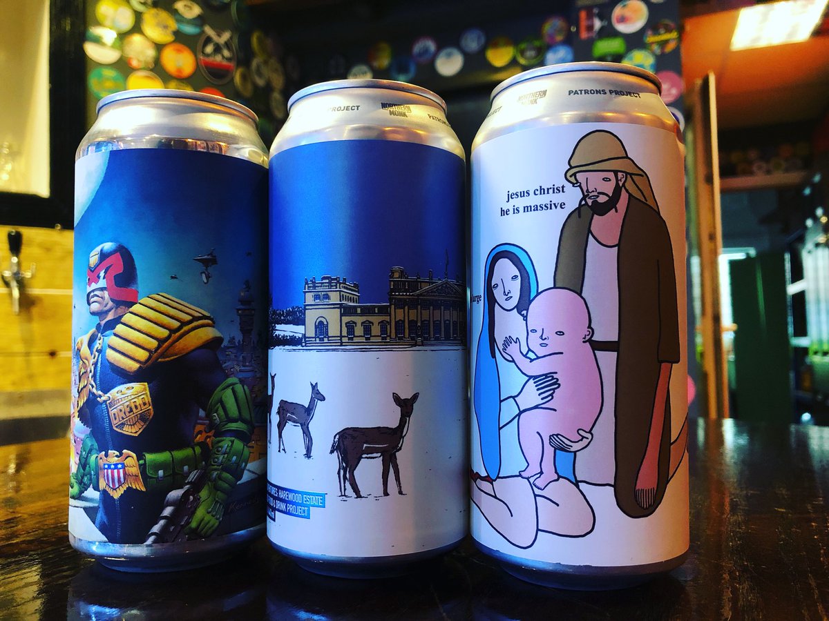 Warwick_Realale's tweet photo. Just in from Northern Monk, 2000AD IPA, PLUM PORTER, JESUS CHRIST HE IS MASSIVE DDH IPA @NMBCo https://t.co/Tx5Rj0aAgs