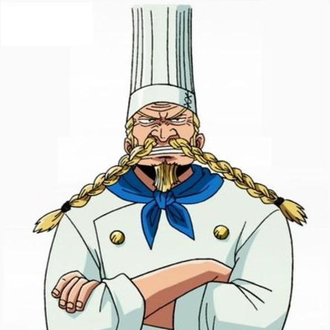 IEJardunaldiak's tweet photo. [Haria] One Pieceko pertsonaiak euskaldunak balira:

Zeff // Karlos Argiñano https://t.co/W3fPr7OJVJ