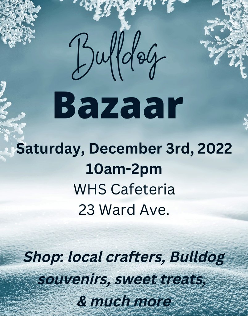 This season shop local AND support our kids. Sponsored by <a href="/WHSClassof2025/">WHSClassof2025</a> #BulldogSpirit