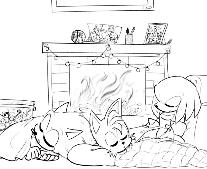 siblings preparing for December
#SonicTheHedgehog #TailsPrower #KnucklesTheEchidna #SonicMovie2 #SonicWachowski #Sonic 
