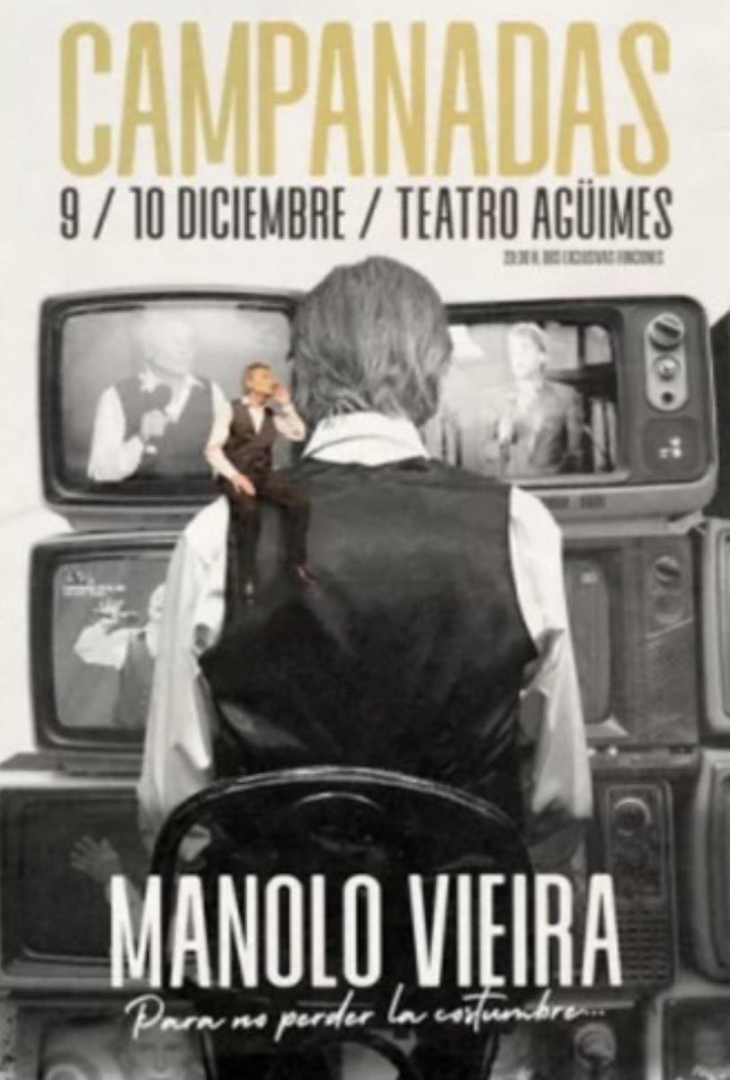 <a href="/ManoloVieira63/">Manolo Vieira</a> despide el año con un especial de <a href="/RTVCes/">RTVC</a> desde #Agüimes #Navidad #FinDeAño #campanadas #humor #Aguimes                                     domingomartin.blogspot.com/2022/11/manolo…
