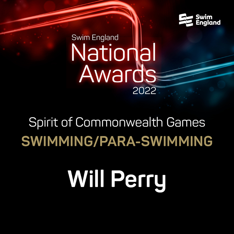 A 'central part to the atmosphere' that saw @TeamEngland's swimmers equal their record Commonwealth Games medal tally @will_perryy is the winner of our Spirit of Commonwealth Games Award for swimming/para-swimming #SENationalAwards