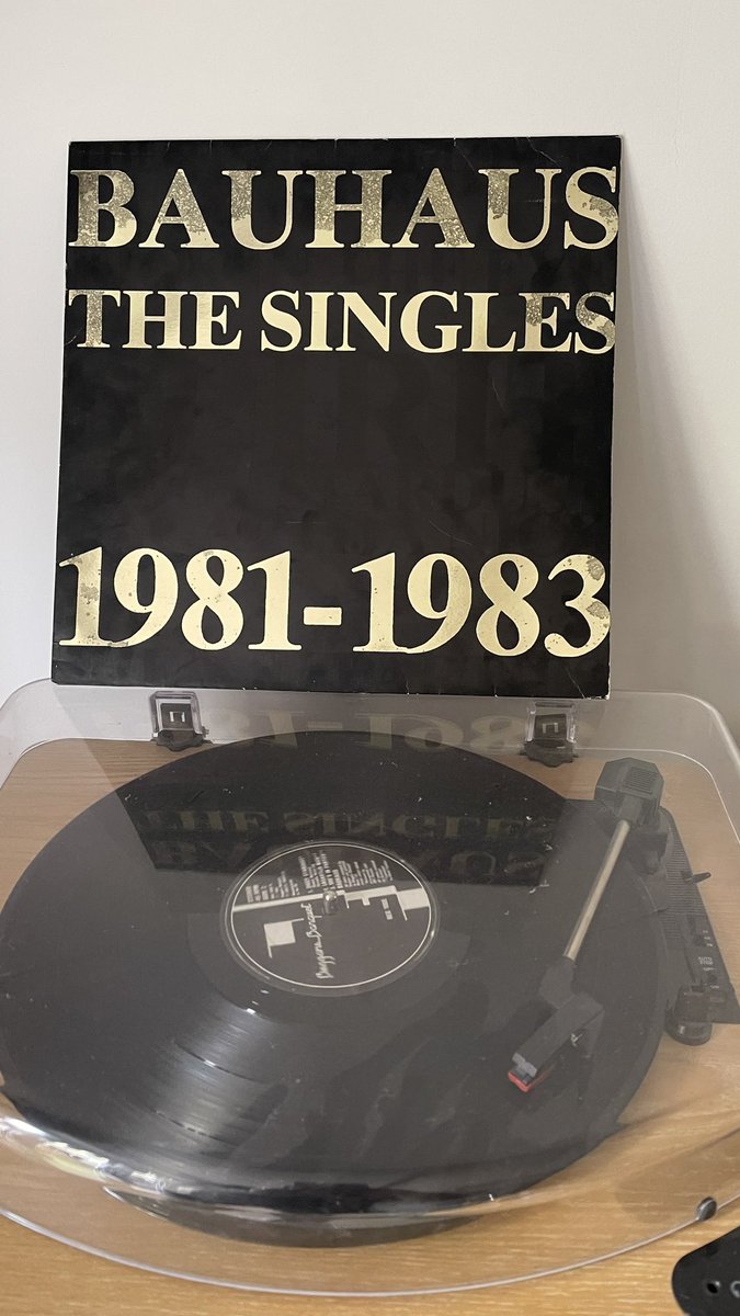 Today’s vinyl, courtesy of Mrs S for our 16th wedding anniversary. She’s a good ‘un. #Bauhaus #vinyl