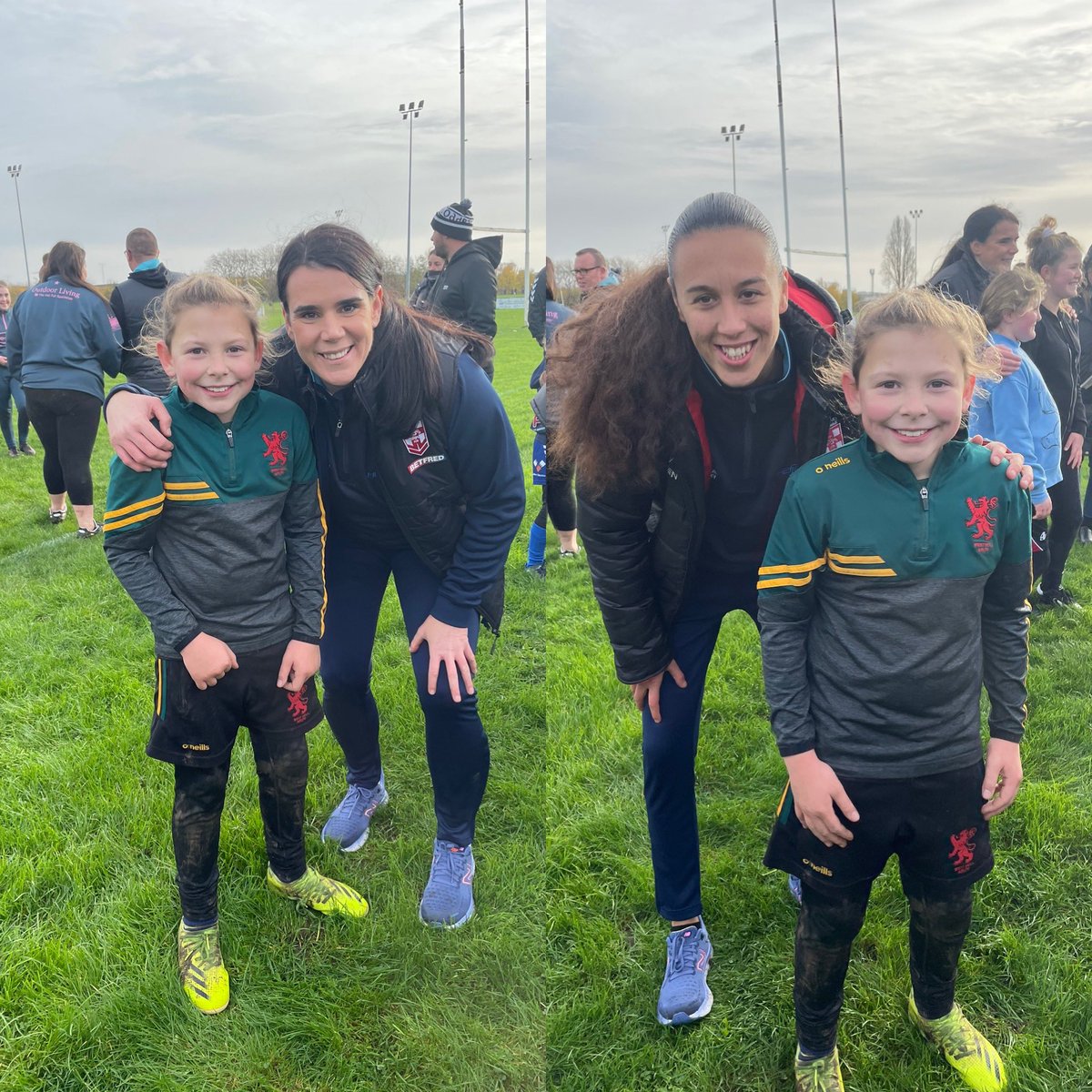 kylie6488's tweet photo. Elsa loved her training session with @England_RL players thank you  @ZoeHarr26119405 @Carrie72218186 think we have a future star on our hands https://t.co/Z2839QYwOe