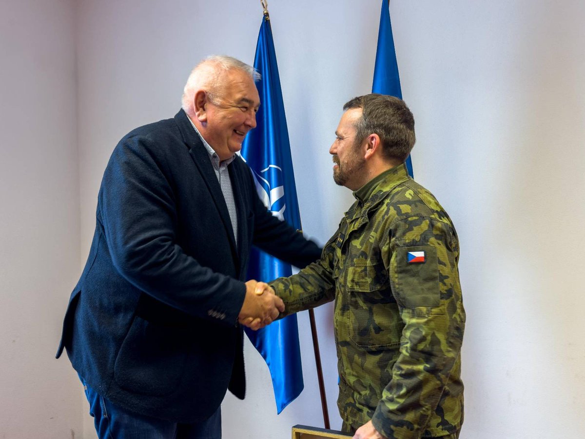 This week, BG COM COL Bujárek thanked local mayors for their cooperation during our deployment and introduced his successor COL Navrátil. Mayors were given current information about the BG to correct possible misinformation, and future joint events were also discussed. #WeAreNATO