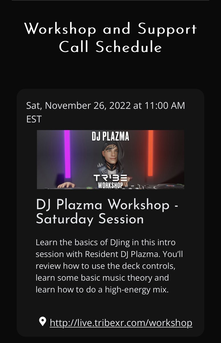 Tribe XR tweet media