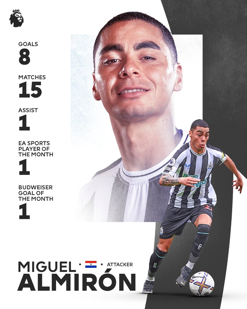 #PlayLikeAlmiron 👏

#NUFCFans #NUFC

📷 Courtesy of EPL