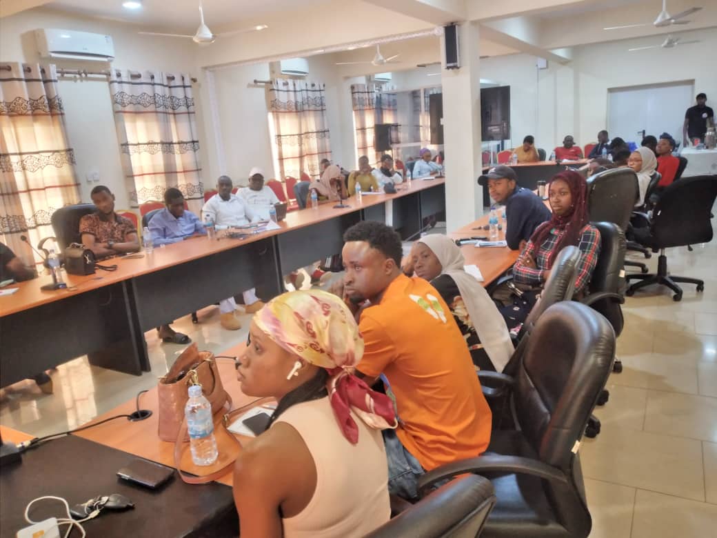 US_EPAN's tweet photo. As we brace for #Day2 of the training with the media and CSOs, we're focused on Understanding Electoral Processes and, Ethical Reporting during elections. Essa Njie, lecturer at the UTG and Isatou Keita, VP of the GPU are our lead resource persons for this sessions respectively. https://t.co/DtcUVRCzn1