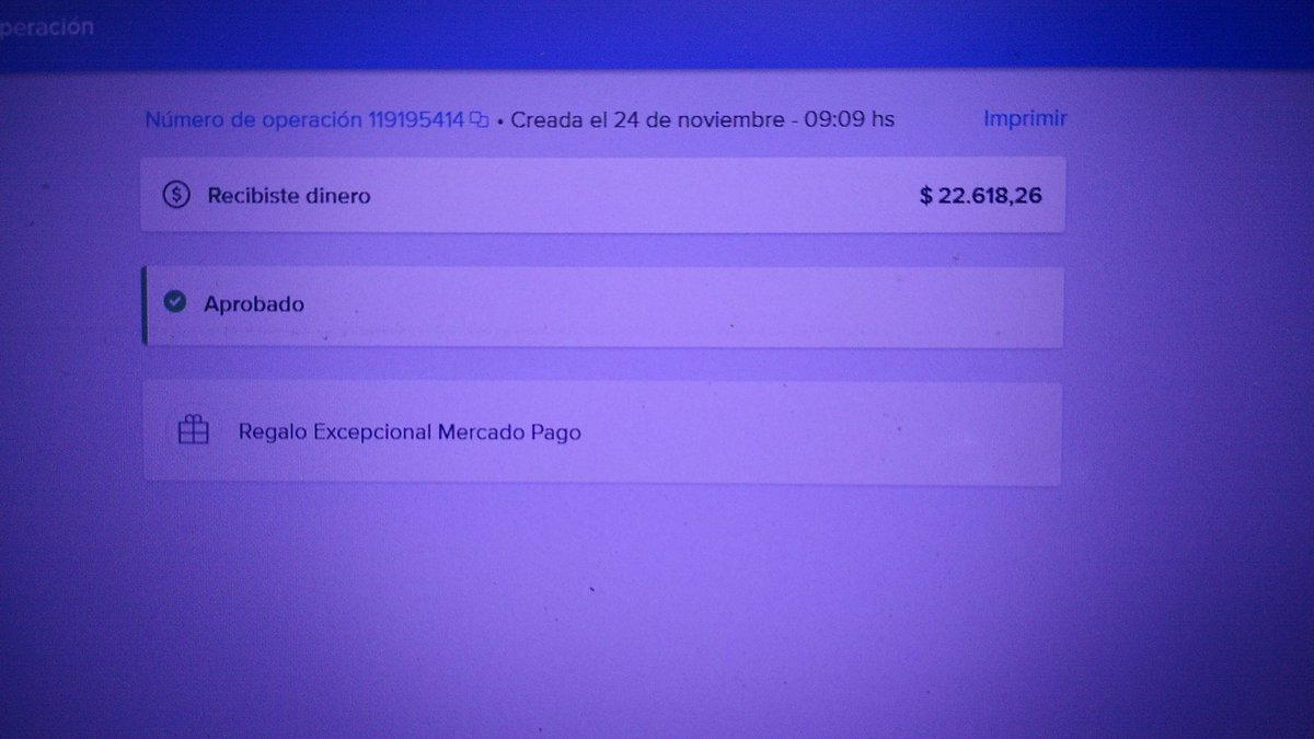 FLoleaga's tweet photo. Bueno después de dos meses pude recuperar el monto que me sacaron de Mercadopago. A no desistir y seguir insistiendo con los reclamos. https://t.co/pzP0k9OOKR