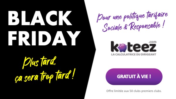 jpboutherin's tweet photo. C'est le #blackfriday !
Vous êtes dirigeant de club ?
Inscrivez-vous maintenant pour bénéficier gratuitement de @Koteez_officiel... à vie !!! 😍 Dépêchez-vous, offre réservée aux 50 premiers clubs ! 😋
https://t.co/If4iKYEQyt https://t.co/tRyQJ1NXo3