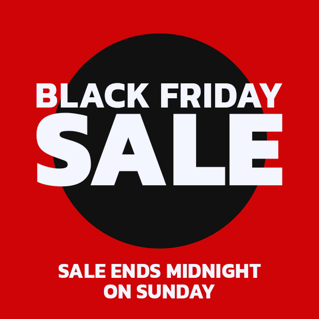 ⌛SALE ENDS MIDNIGHT ON SUNDAY⌛ 

Our Black Friday Sale ends at midnight on Sunday, there isn't much time left to snatch yourself a huge saving!💰 

bit.ly/3ayq1Va