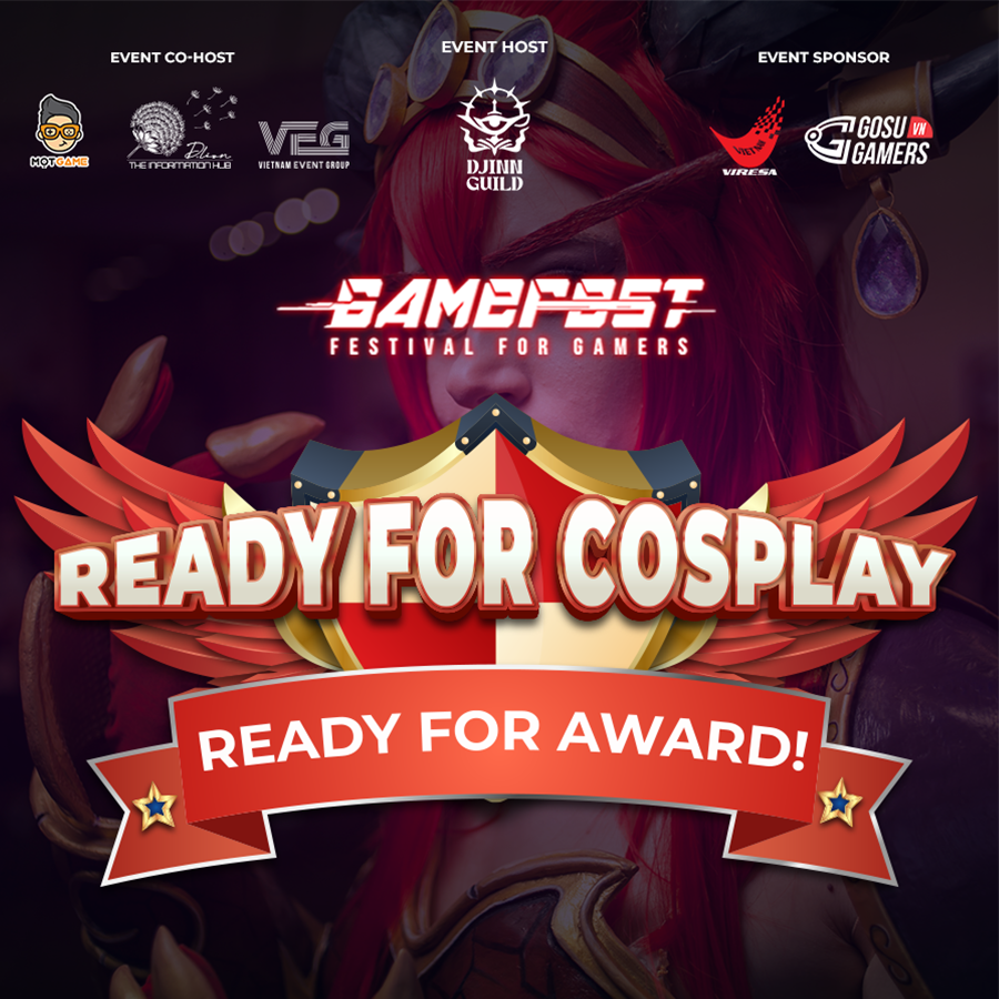 GameFest2022's tweet photo. Ready for Cosplay 
Reday for Award!

👉Join us at the GameFest and experience being a pro esports gamer! 🎮

🌟Remember to follow us to update the latest news!
#GameFest #Festival_For_Gamer https://t.co/Epxnf8TO2m