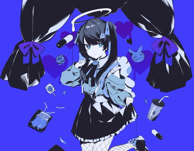 Adoさんのダーリンダンスの歌ってみたイラスト描かせていただきました#Adoart 