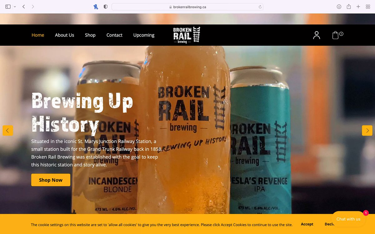 Did you know you can order your favourite craft beer online?! Order online through our website buff.ly/3VsjI7x 

Best news of all, we offer shipping anywhere in Ontario! Free local delivery. If you are from out of town and order a case of beer the shipping is free!