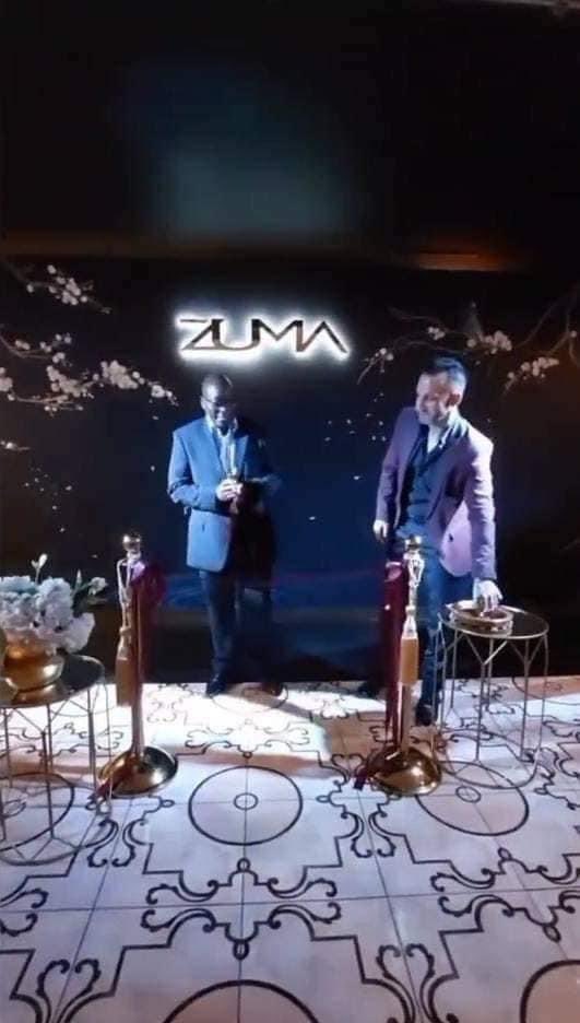 AdvoBarryRoux's tweet photo. Former President Jacob Zuma opened Zuma Restaurant in Durban yesterday. https://t.co/dlGvWQQOk7