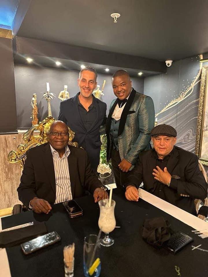 AdvoBarryRoux's tweet photo. Former President Jacob Zuma opened Zuma Restaurant in Durban yesterday. https://t.co/dlGvWQQOk7