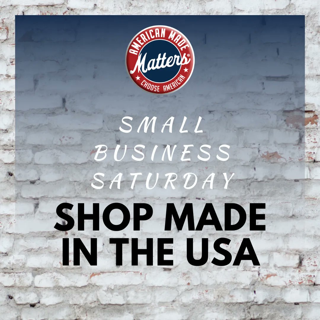 USMadeMatters's tweet photo. Today is #Smallbusinesssaturday! Spend it where you earned it! #madeintheusa
#AmericanMadeMatters https://t.co/ViL21NEFhL