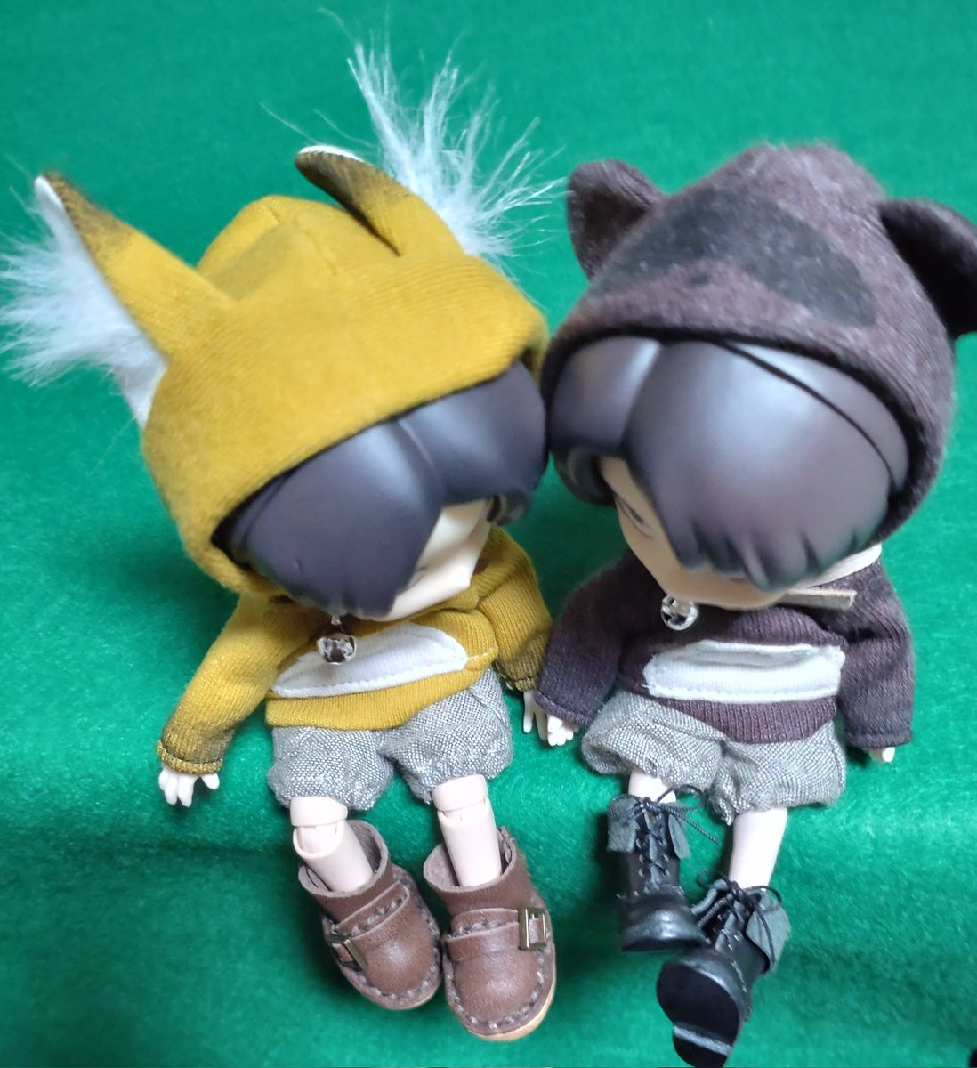 Der Mond様<a href="/dermond02/">𝘿𝙚𝙧 𝙈𝙤𝙣𝙙</a>のきつね・たぬきパーカーです☺️ めちゃめちゃ可愛い〜！えるびんが来たら🦊さんを着せたい！

可愛いパーカーをありがとうございました☺️🙏💕