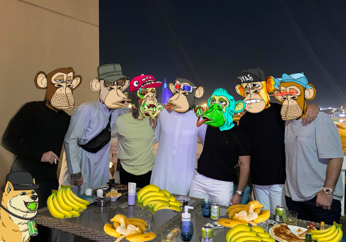 DubaiApeYC's tweet photo. Such an amazing first meeting with some fellow apes of the @DubaiApeYC 

Definitely the beginning of a great story 🔥 https://t.co/PP5icskr23