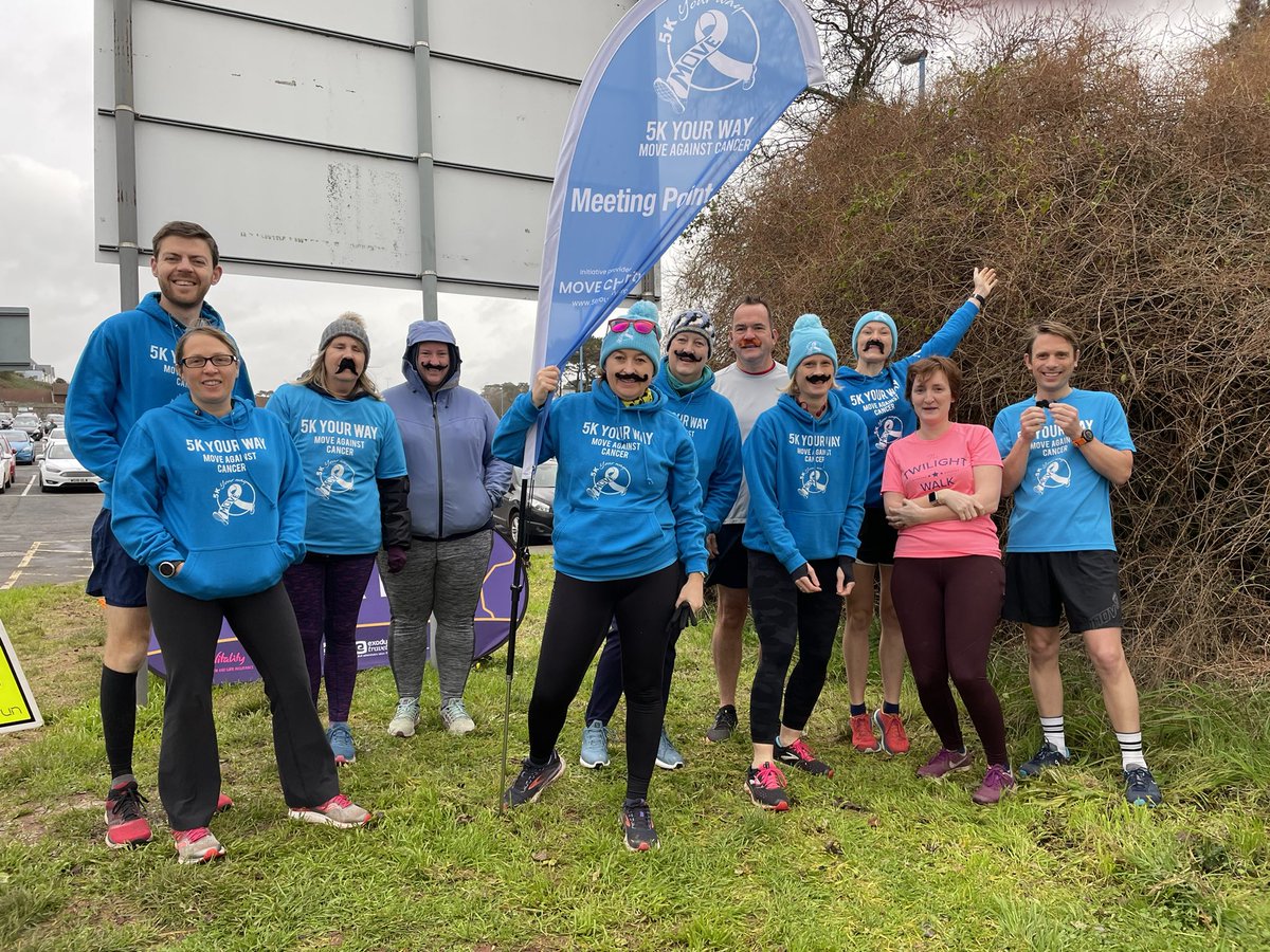 Those moustaches #Movember couldn’t hide the smiles <a href="/Torbay5kyw/">Torbay 5k Your Way</a>. 👋 to Debbie &amp; Gill, 1st <a href="/Torbay5kyw/">Torbay 5k Your Way</a> and spreading the word <a href="/TorbaySDevonNHS/">Torbay and South Devon NHS Foundation Trust</a> via new personalised care programme ❤️❤️ seeing our wonderful patients back each month #chemolegends
