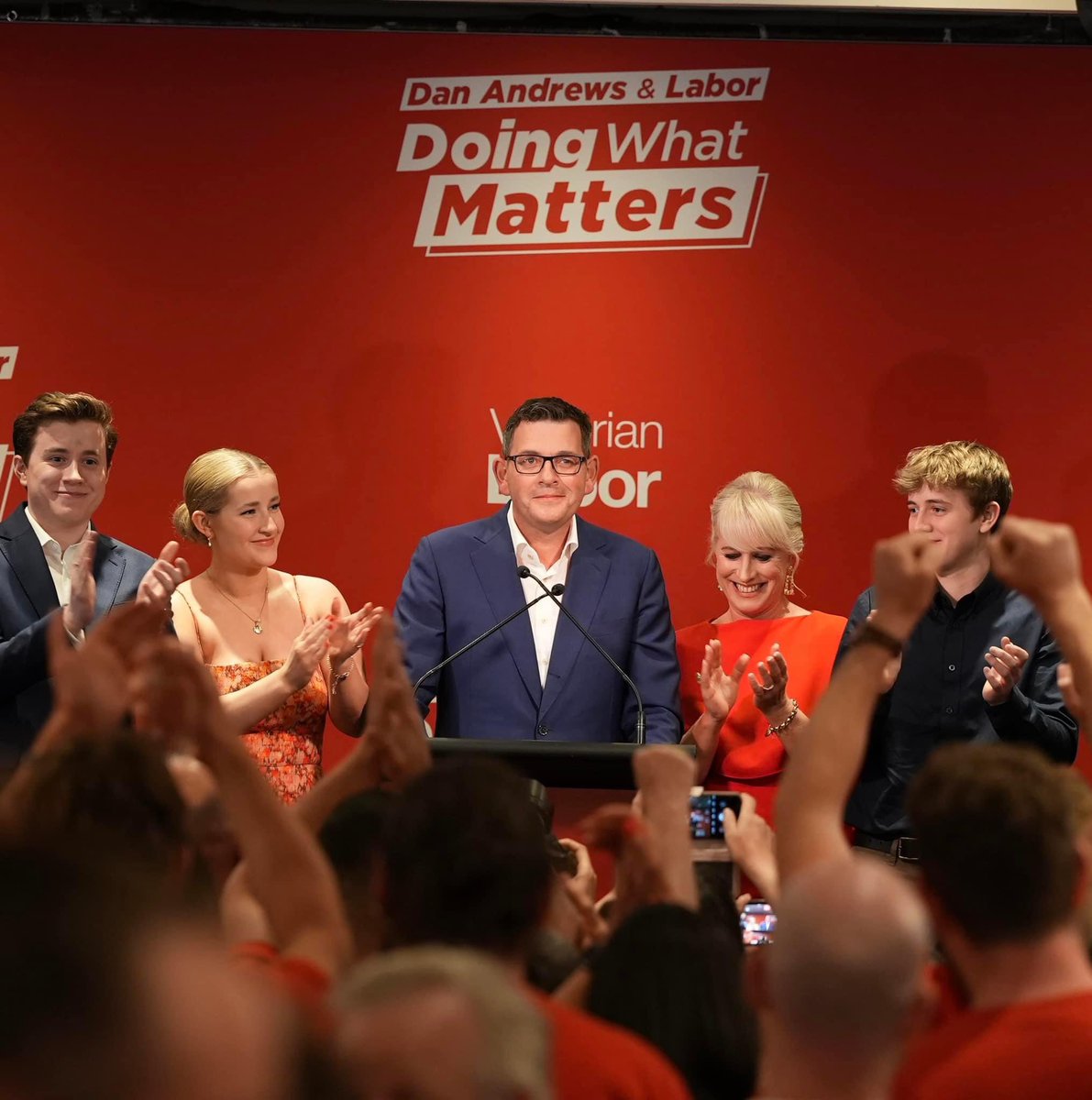 AusPoliticsWA's tweet photo. Well, after weeks of the most disgusting media coverage by the Murdoch media, the most historic election has returned a Labor Andrews Government to power in Victoria, NEXT STOP NSW. #Danslide2 #MurdochGutterMedia #MurdochRoyalCommission #VictoriaVotes2022 #victoriaelection https://t.co/5S6hPVdKLZ