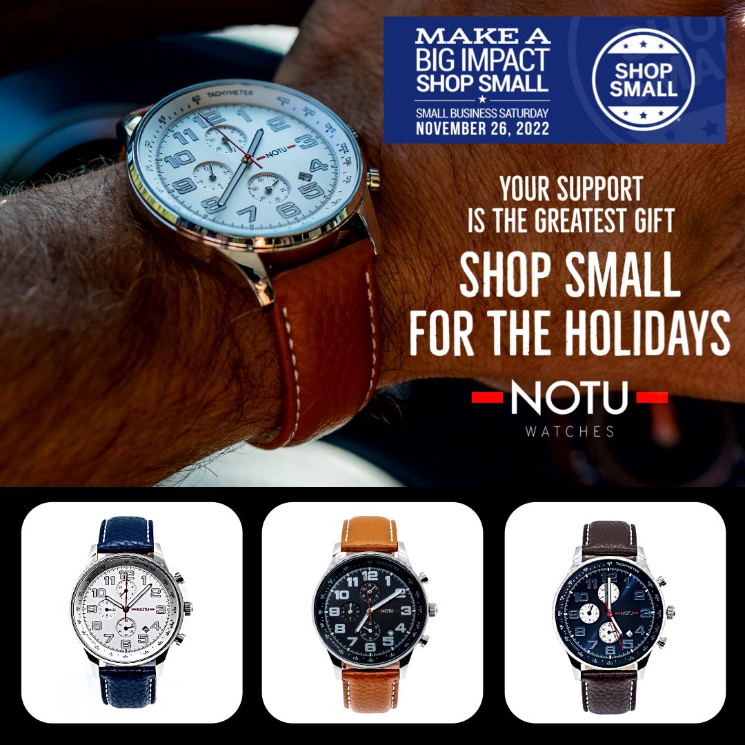 notuwatches.com

#SmallBusinessSaturday