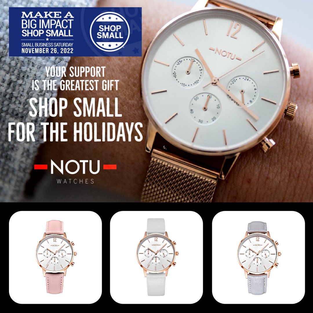 notuwatches.com

#SmallBusinessSaturday