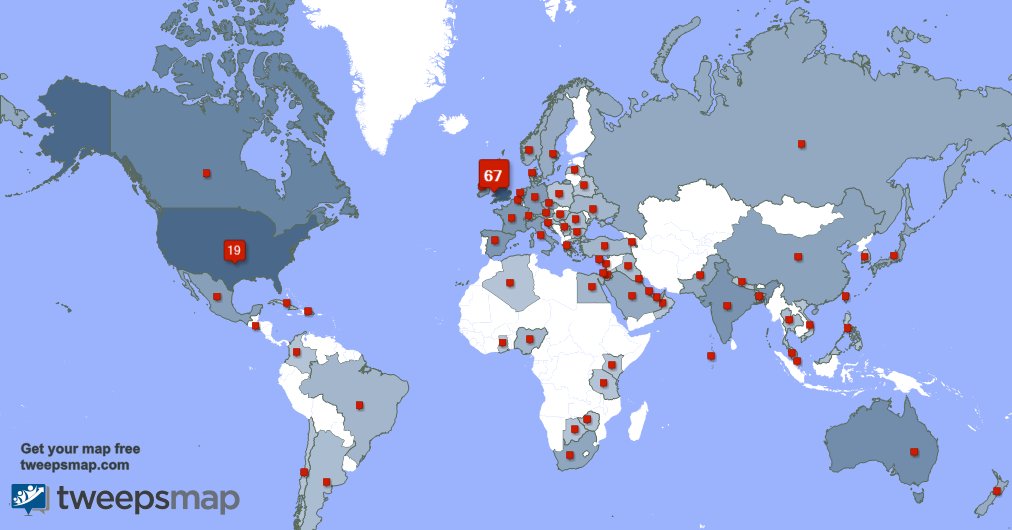 We have 3 new followers from Spain 🇪🇸, and more last week. See tweepsmap.com/!anitabharris
