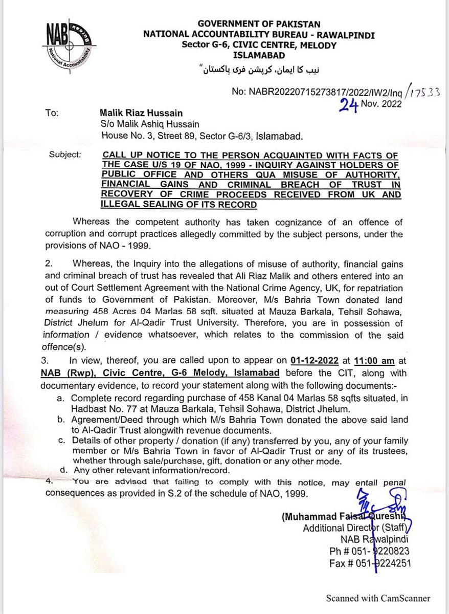 JawadFaizi5's tweet photo. ایتھے رکھ ۔۔۔ نیب نے ملک ریاض کو طلب کرلیا
@realrazidada @MohsinBaigMedia
#Behria #AlQadir #Nab #MalikRiaz #LongMarch #ملک_ریاض_حاضر_ہو #نیب #طلبی #القادر_یونیورسٹی_سکینڈل #لانگ_مارچ https://t.co/Kupcz3cDKS