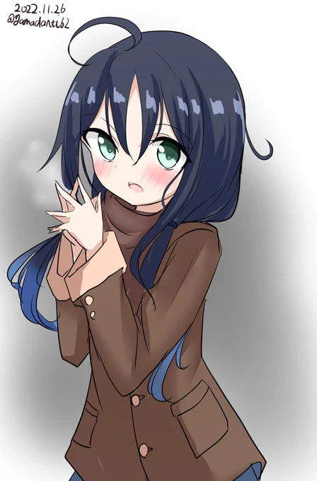 #艦これ版深夜の真剣お絵描き60分一本勝負  #艦これ版真剣お絵描き60分一本勝負_20221126涼風ちゃん 