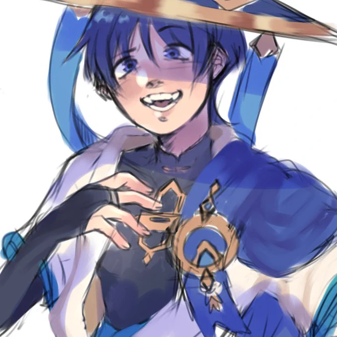 He sucks#scaramouchefanart #GenshinImpact #WandererGenshin 