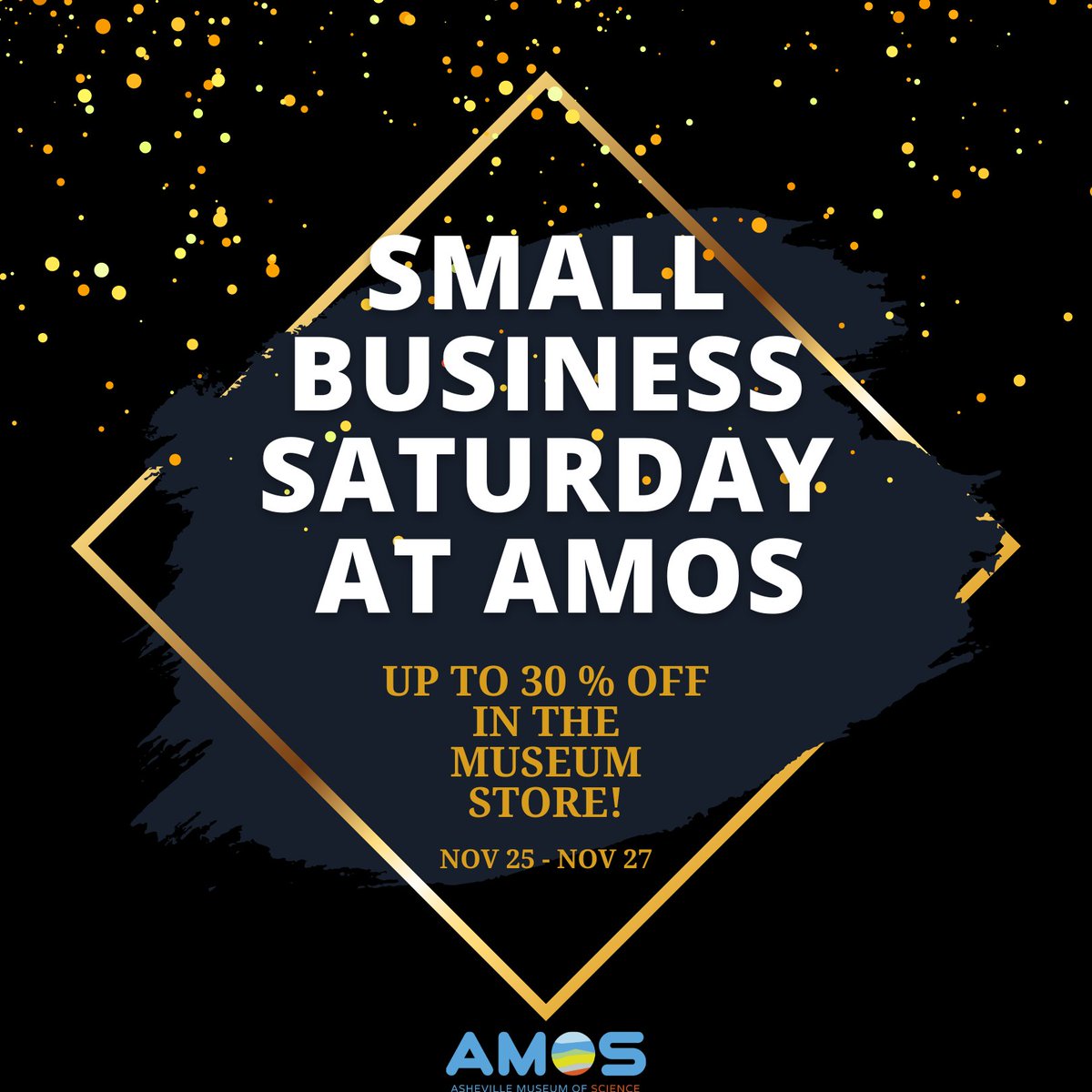 While you’re shopping locally this Small Business Saturday, stop by the AMOS museum store! Check out our science-related items and receive up to a 30% discount on select items! Get your shopping done early this year!
Learn more at bit.ly/AMOS-store
#SmallBusinessSaturday