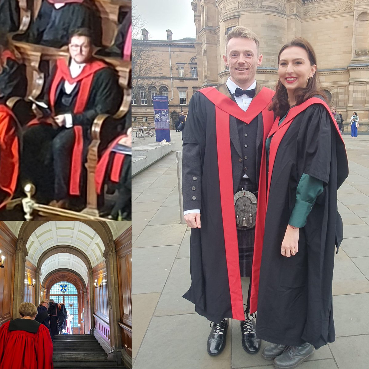Really enjoyed being part of the academic procession <a href="/EdinburghUni/">The University of Edinburgh</a> <a href="/EdinUniMedicine/">Edinburgh Medical School</a> to celebrate <a href="/EdinUni_IGC/">Institute of Genetics and Cancer</a> <a href="/mrc_hgu/">MRC_HGU</a> <a href="/CharityAMMF/">AMMF</a> PhD graduates <a href="/scott_wad_dell/">Scott Waddell</a> and Mollie! Thanks for being such awesome members of the lab, particularly during the tough pandemic days.
