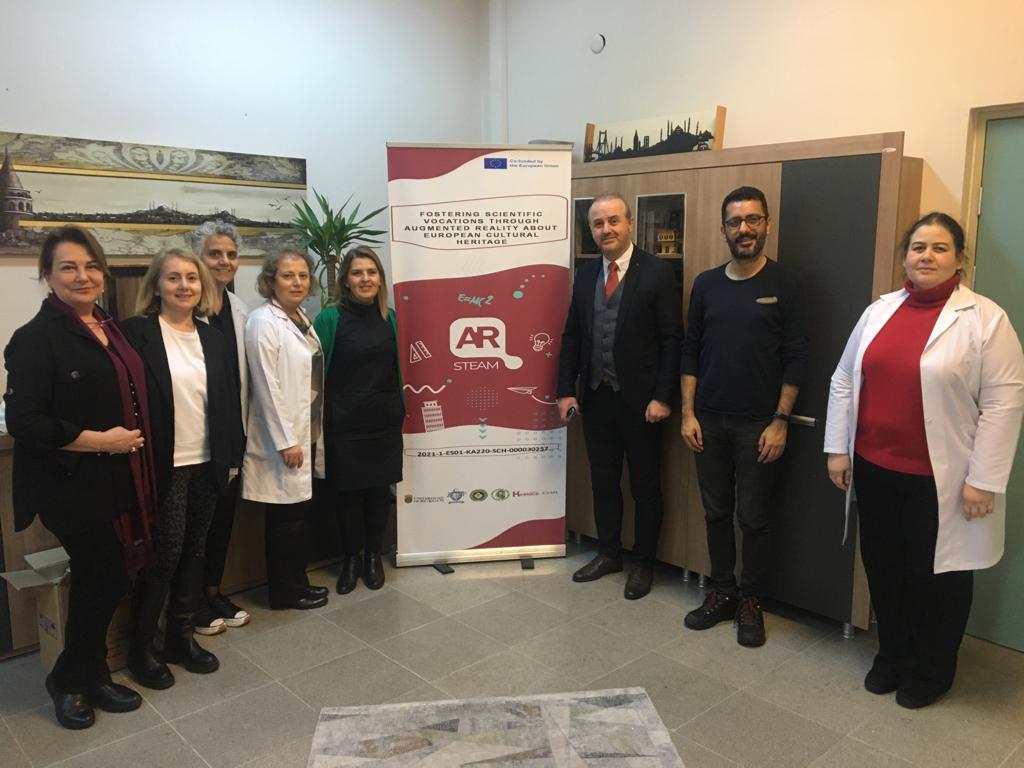 ARSTEAMapp's tweet photo. On 24th Nov.we held the first focus group meeting in Istanbul to evaluate the first application of #ARSTEAMappProject.Participants will use our application and see how augmented reality will affect European cultural heritage @queiruga @UBUinvestiga @UBUEstudiantes @sepiegob https://t.co/baM5sptJkr