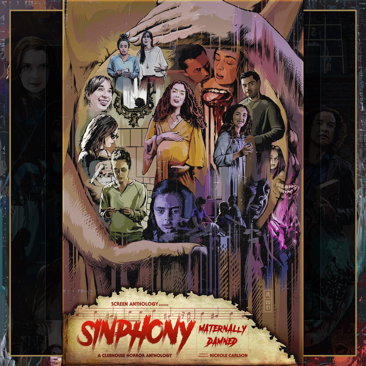 darkskyfilms's tweet photo. Director @Moocuddy wants you to experience the joys of motherhood...

The @Clubhouse horror anthology @sinphony_film is available NOW on @AppleTV @PrimeVideo @GooglePlay @VuduFans @Xbox &amp; @Vimeo!

https://t.co/1rCIDkLacZ https://t.co/JgGt3UuTKh