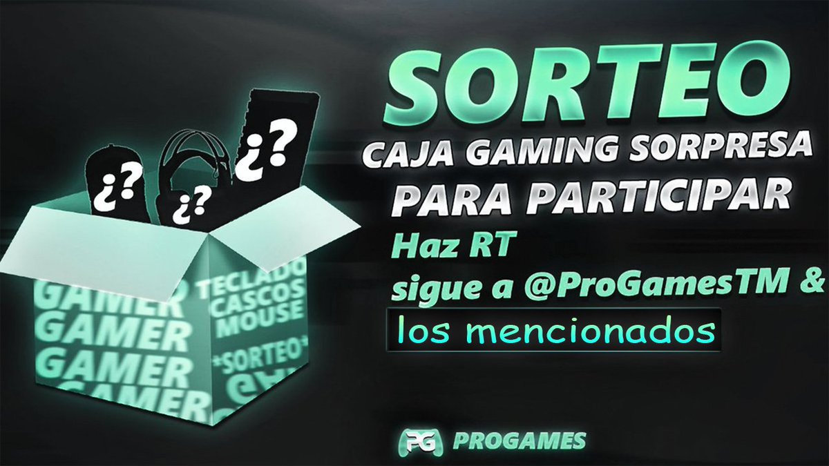 ProGamesTM's tweet photo. 📌#SORTEO DE 3 DIAS🎁

~ PREMIO GAMING SORPRESA
(Mouse, Teclados, GiftCards, Auriculares, Steamkeys, Etc)🎮📦

▫️Para participar: Haz RT, sigue a @ProGamesTM y @SantinoCripto

¬ Termina: 3 días (29/11)👍

¡SUERTE!🍀 https://t.co/WI4O10dRE3