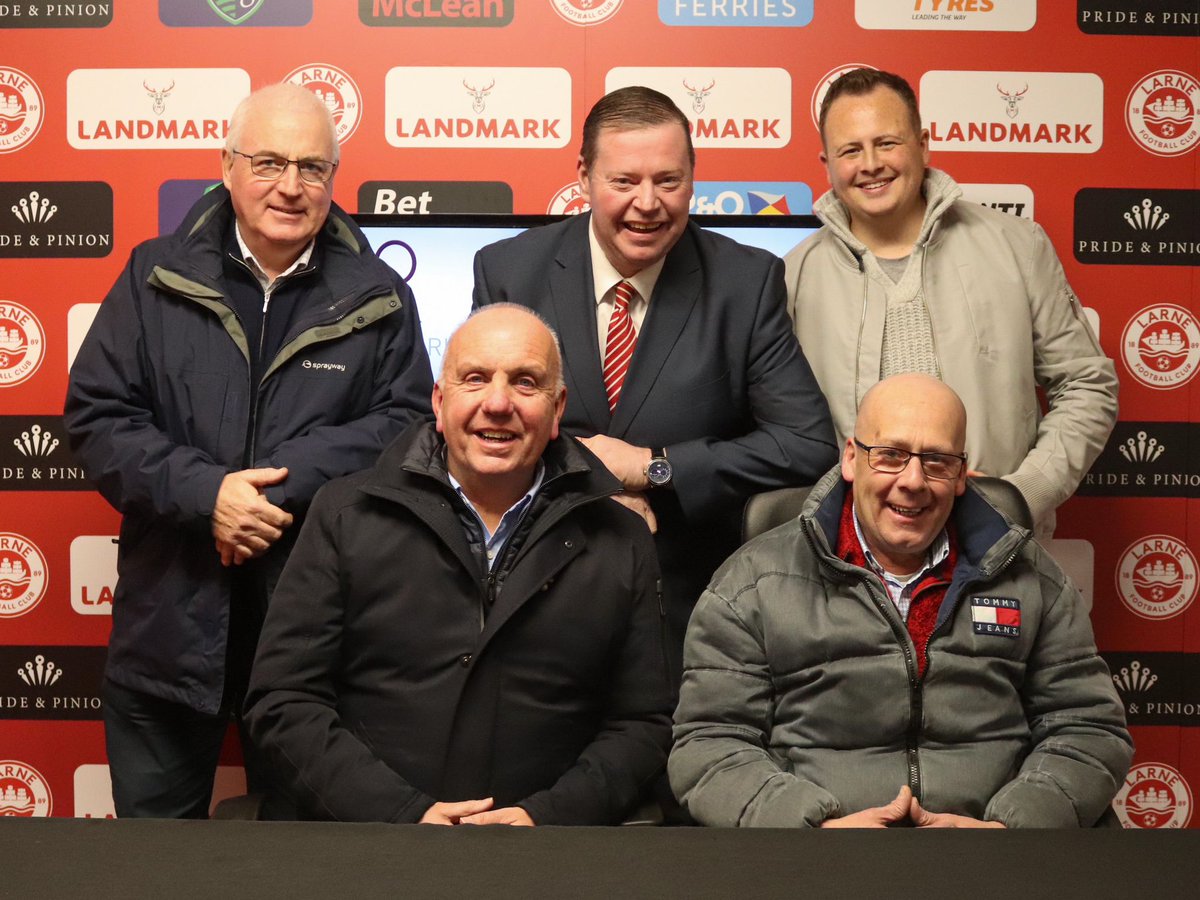 A massive thank you to our Match Sponsor Freight Partnership and Ball Sponsor Rosspark Hotel for their support at last night’s game 👏🔴

#WeAreLarne #ForTheTown