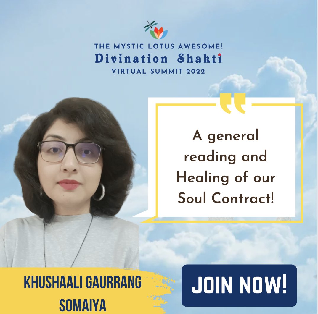 TheMysticLotus's tweet photo. Get to know something about your soul contract and receive a healing for it too!
The hurdles you might face in the next 3-4 months will take you to the right path! There’s more too, #JoinLive with Khushaali. Signup here:https://t.co/l110V9fEwj #insights #predictions #akashic https://t.co/UmzJiRXUwT