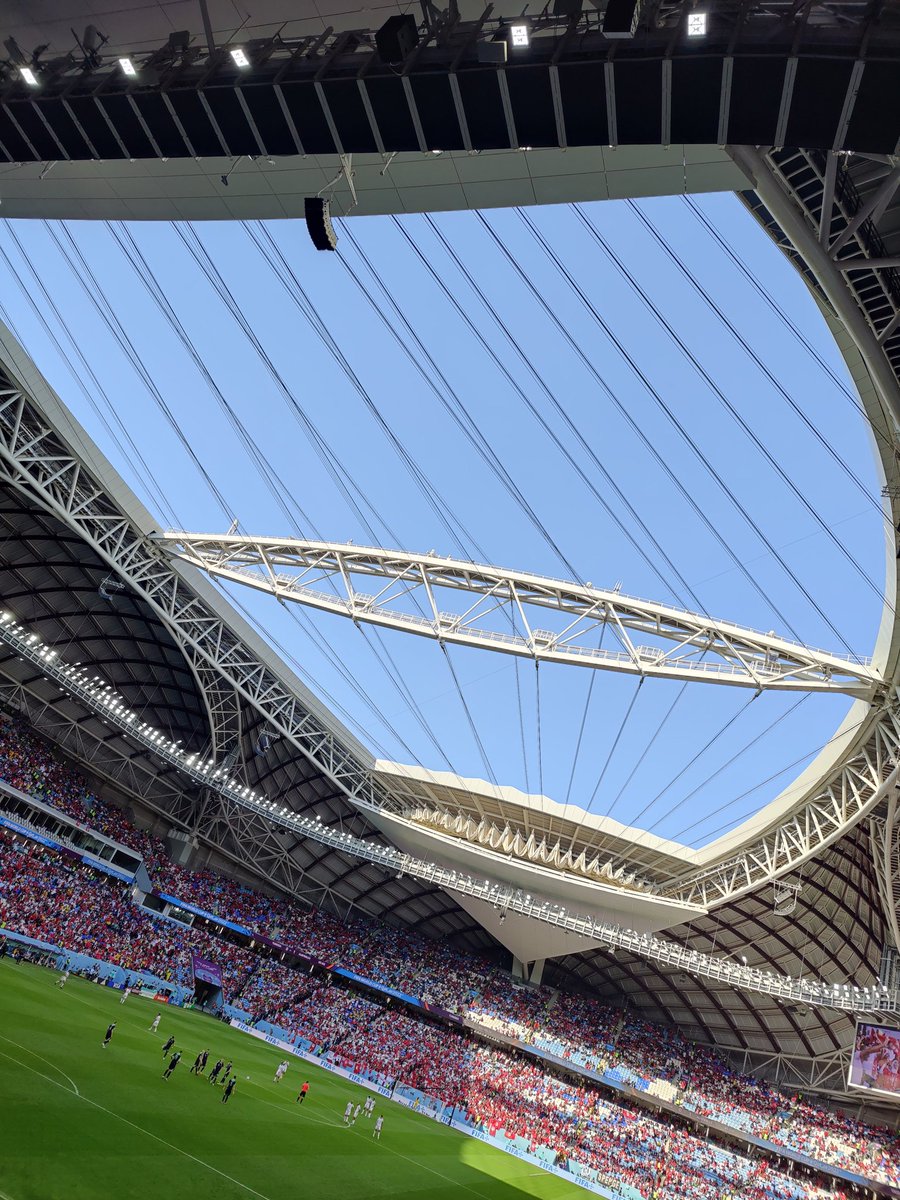 sanjeetsen's tweet photo. What a stadium #FIFAWorldCup #AUSTUN https://t.co/Oc19ajeWUh