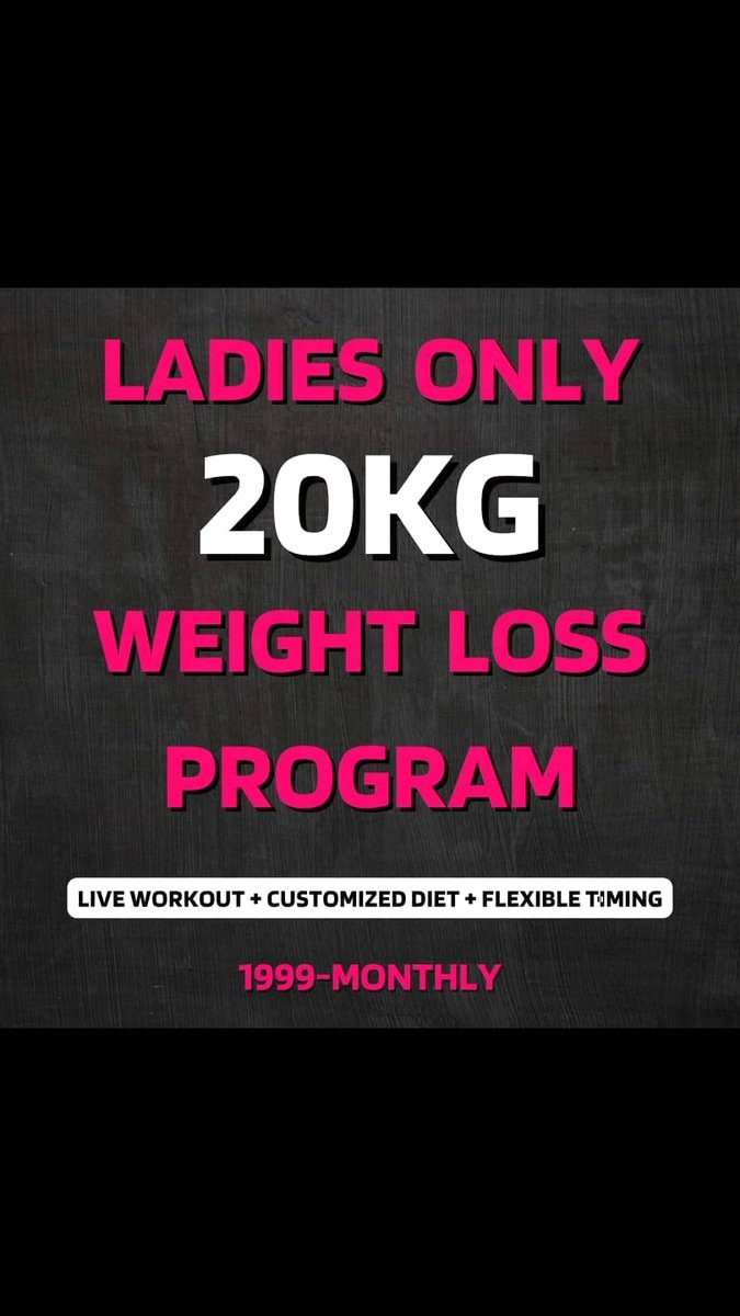 Nimra_ay's tweet photo. Kashif Fitness Center offers amazing deals and packages for home workout sessions.
LOSE UP TO 20 KGS. 
For further details DM me or contact the given number in the picture. https://t.co/egiiusHMlG