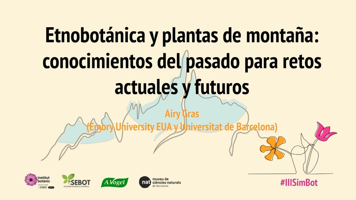 IBB_botanic's tweet photo. Últimas ponencias del #IIISimBot:

🔸 @LucaPegoraro3 explicará las promesas y desafíos del monitoreo automatizado 🌼🐝

🔸 @gras_mas hablará de la #Etnobotánica y las plantas de montaña 🌿🍵

🌸 ¡Empezamos! ⛰️ https://t.co/9c0PwE3fVr
