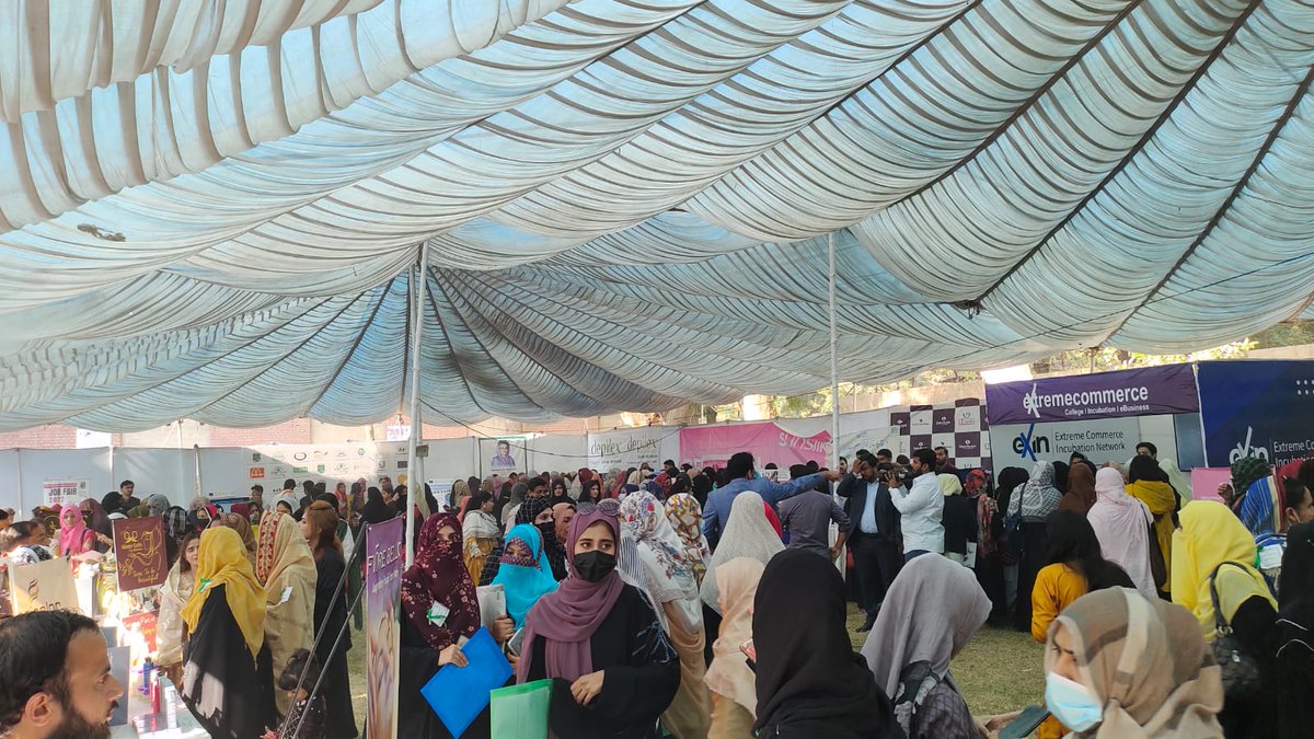 PTEVTACareers's tweet photo. TEVTA Punjab Career Division empowering women through skilling and providing economic opportunities through Job Fairs to connect to Employers. https://t.co/FT3nGVVRBe